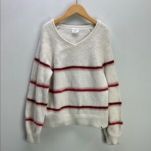 Abercrombie Kids Striped Fuzzy Sweater Girls Size 9 - 10
